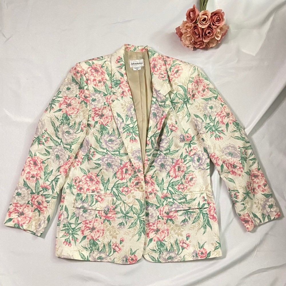 Haberdashery vintage floral blazer